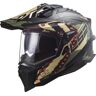 Ls2 Mx701 Explorer C Extend Carbon Kask Motocrossowyczarny Zielony