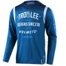 Troy Lee Designs Gp Air Roll Out Koszulka Motocrossowabiały Niebieski