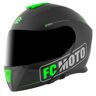Fc-Moto Novo Straight Hełmczarny Zielony