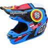 Troy Lee Designs Se5 Drop In Mips Kask Motocrossowyczarny Czerwony Niebieski