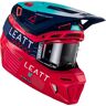 Leatt 8.5 Royal Kask Motocrossowy Z Goglamiczerwony Niebieski