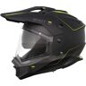 Shot Trek Rally Kask Motocrossowyczarny Żółty