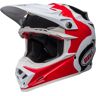 Bell Moto-9s Flex Hello Cousteau Reef Kask Motocrossowyczarny Biały Czerwony