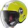 Nolan N21 Visor 06 Dolce Vita Kask Odrzutowybiały Żółty