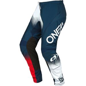 Oneal Element Racewear V.22 Spodnie Motocrossowebiały Czerwony Niebieski