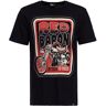 King Kerosin Red Baron Speedshop T-Shirtczarny