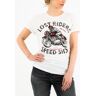 Rokker Lost Riders T-Shirt Damskibiały