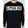 Alpha Industries Printed Stripe Sweterczarny