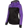 Klim Evolution Youth Girls Bluza Z Kapturem Zipczarny Purpurowy