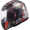 Ls2 Ff353 Rapid Mini Voodoo Kask Dziecięcyczarny Czerwony