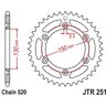 Jt Sprockets Korona Stalowa Odporna Na Błoto 251 - 520