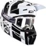 Leatt 3.5 V24 Kask Motocrossowy Z Goglamiczarny Biały