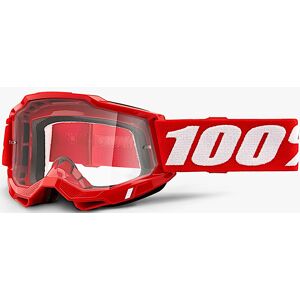 100% Accuri Ii Essential Gogle Motocrossoweczerwony