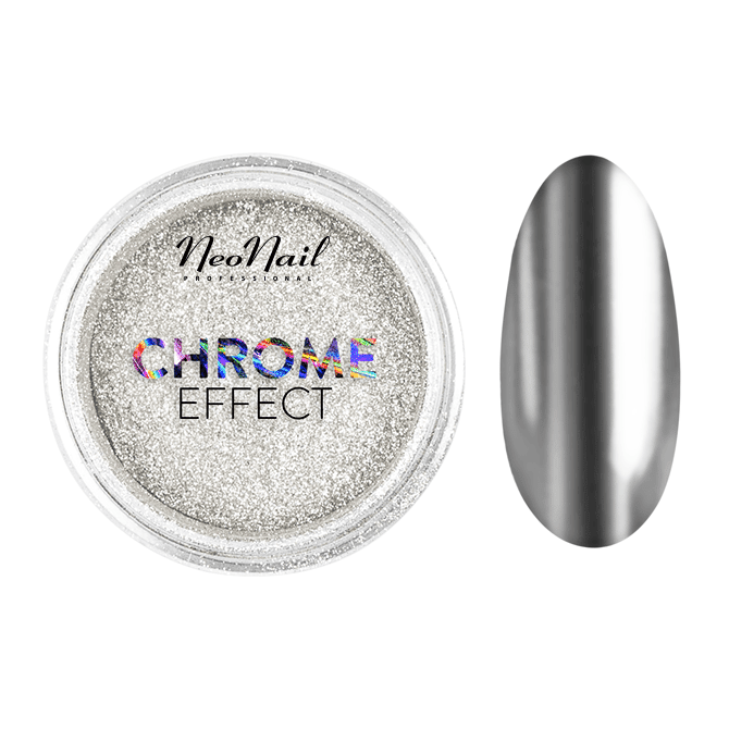NEONAIL Pyłek Chrome Effect – Silver