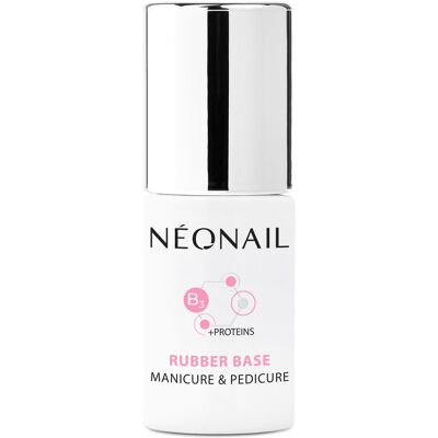 NEONAIL Baza Hybrydowa Rubber Base Manicure & Pedicure 7,2 Ml NEONAIL Baza Hybrydowa Rubber Base Manicure & Pedicure 7,2 Ml