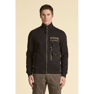 Męska bluza Aeronautica Militare w czarnym kolorze XL Męska bluza Aeronautica Militare w czarnym kolorze XL