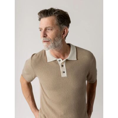 Męska koszulka polo Mos Mosh Gallery MMGFrancesco Polo Knit XL Męska koszulka polo Mos Mosh Gallery MMGFrancesco Polo Knit XL