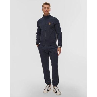 Męskie spodnie dresowe Aeronautica Militare w granatowym kolorze XL Męskie spodnie dresowe Aeronautica Militare w granatowym kolorze XL