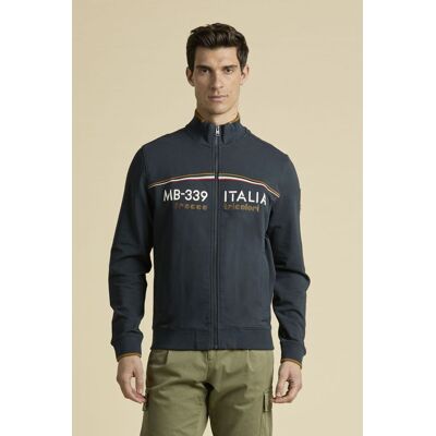 Męska bluza Aeronautica Militare w granatowym kolorze XL Męska bluza Aeronautica Militare w granatowym kolorze XL