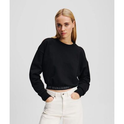Damska bluza Karl Lagerfeld Jeans czarna gładka S Damska bluza Karl Lagerfeld Jeans czarna gładka S
