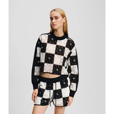 Sweter damski Karl Lagerfeld Jeans czarny S Sweter damski Karl Lagerfeld Jeans czarny S