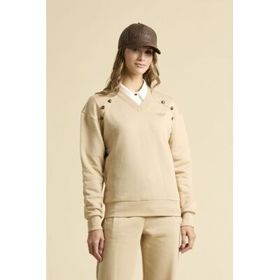 Damska bluza Aeronautica Militare w beżowym kolorze XS Damska bluza Aeronautica Militare w beżowym kolorze XS