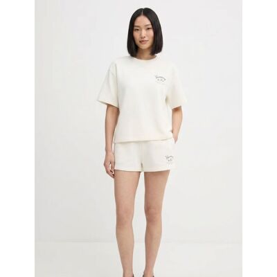 Karl Lagerfeld damski T-shirt w beżowym kolorze S Karl Lagerfeld damski T-shirt w beżowym kolorze S