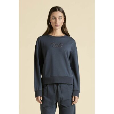 Damska bluza Aeronautica Militare w granatowym kolorze S Damska bluza Aeronautica Militare w granatowym kolorze S