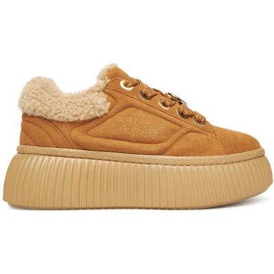 KARL LAGERFELD Sneakersy Kreeper Lo KL42312 Brązowy 36 KARL LAGERFELD Sneakersy Kreeper Lo KL42312 Brązowy 36