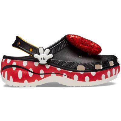 Damskie klapki Crocs Minnie Mouse Classic Platform Clog czarne 38 - 39 Damskie klapki Crocs Minnie Mouse Classic Platform Clog czarne 38 - 39
