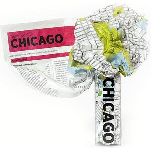 Palomar Mapa Crumpled City Chicago