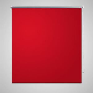 vidaXL Roleta okienna zaciemniająca czerwona 120 x 175 cm