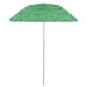 vidaXL Parasol plażowy w hawajskim stylu, zielony, 180 cm