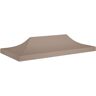 vidaXL Dach do namiotu imprezowego, 6 x 3 m, taupe, 270 g/m²