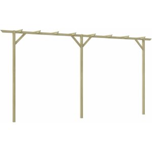 vidaXL Pergola ogrodowa, 400 x 40 x 205 cm, drewno