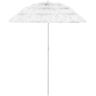 vidaXL Parasol plażowy w hawajskim stylu, biały, 180 cm