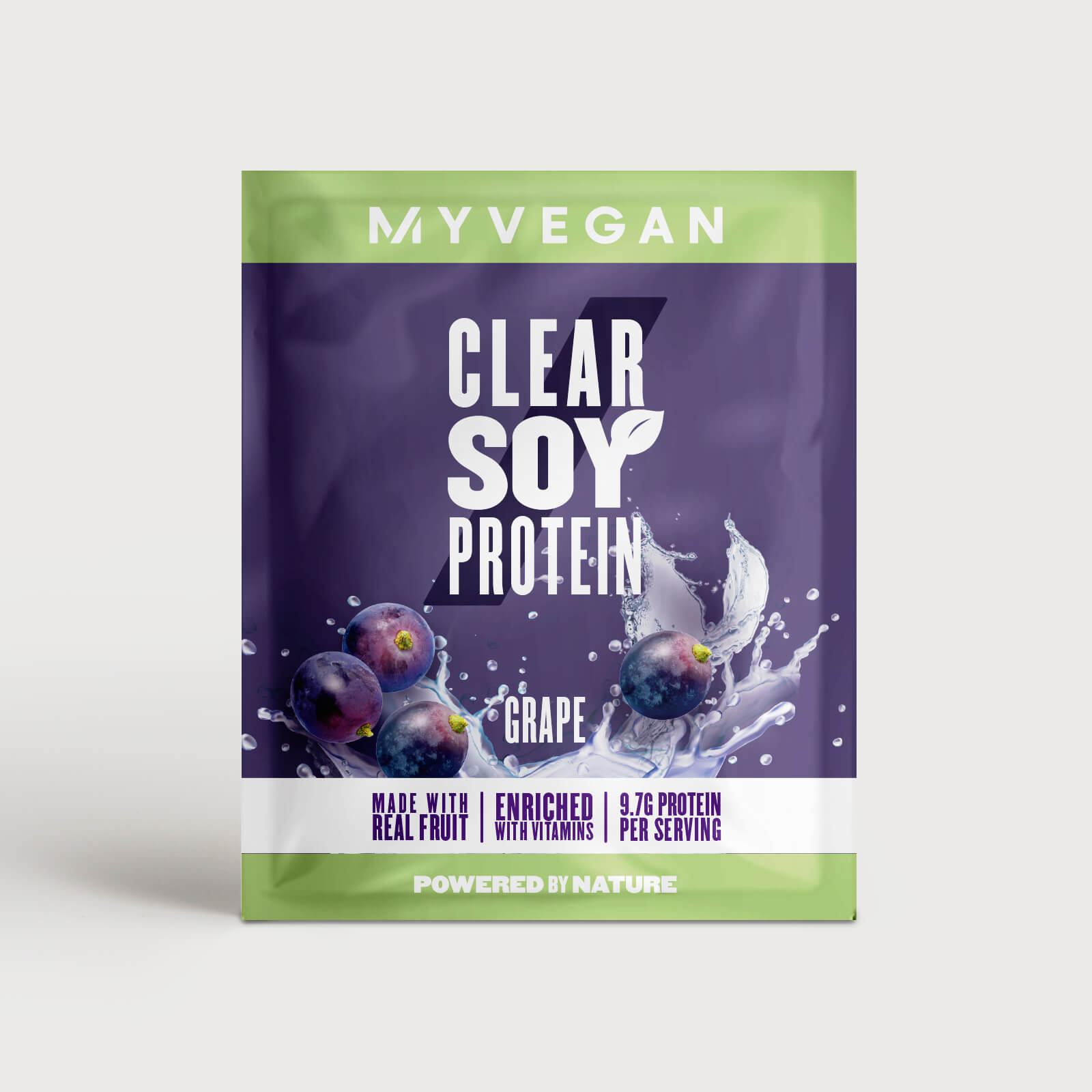 Myvegan Proteína de Soja Clear - 17g - Uva