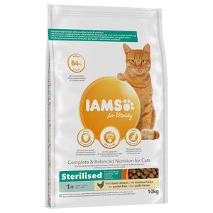 IAMS 10kg IAMS for Vitality Adult Sterilised com frango
