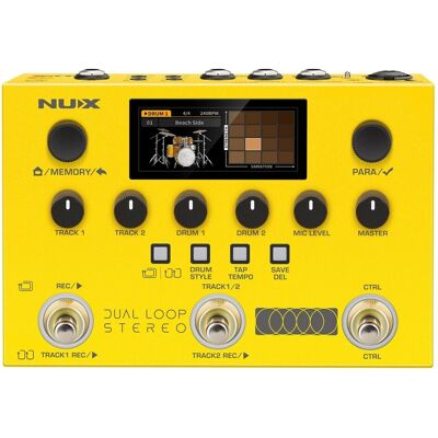 Nux Dual Loop Stereo Pedal de efeitos Nux Dual Loop Stereo Pedal de efeitos