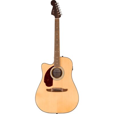 Fender California Deluxe Redondo CE LH NAT Guitarra Acústica para Esquerdinos Fender California Deluxe Redondo CE LH NAT Guitarra Acústica para Esquerdinos