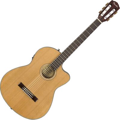 Fender CN-140SCE Nylon WN with Case Natural Guitarra Clássica Fender CN-140SCE Nylon WN with Case Natural Guitarra Clássica