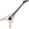 Jackson King V JS32 Electric Guitar, White w/Black Bevels Outros formatos