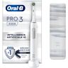 Oral-B Pro3 3500 Design Edition Escova Elétrica Branca + Estojo Viagem