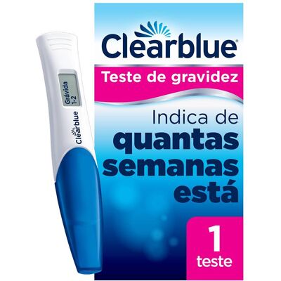 Teste de gravidez digital Clearblue - Indicador de semanas Teste de gravidez digital Clearblue - Indicador de semanas
