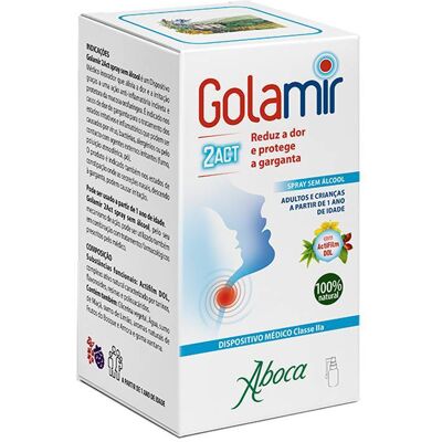Aboca Golamir Spray - Alívio dor de garganta - 30ml Aboca Golamir Spray - Alívio dor de garganta - 30ml