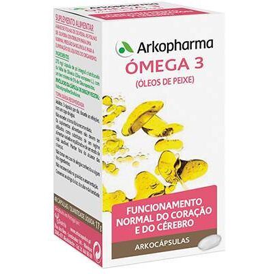 Arkopharma Omega 3 Óleo de Peixe - Apoio aos Vasos Sanguíneos Arkopharma Omega 3 Óleo de Peixe - Apoio aos Vasos Sanguíneos