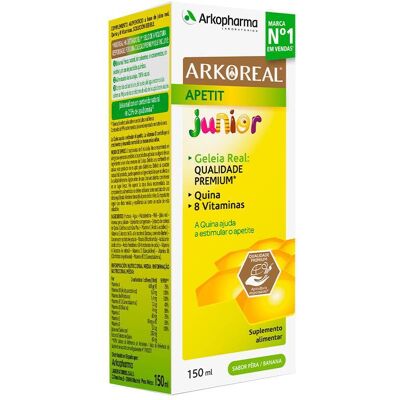 Arkopharma Arkoreal Apetit Junior Xarope 150ml - Apoio ao apetite infantil Arkopharma Arkoreal Apetit Junior Xarope 150ml - Apoio ao apetite infantil