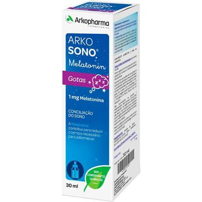 Arkopharma Arkosono Melatonina Solução Oral Gotas - Apoio ao sono Arkopharma Arkosono Melatonina Solução Oral Gotas - Apoio ao sono