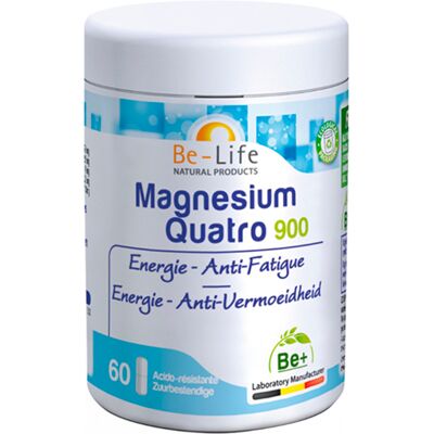 Be-Life Magnésio Quatro 900 Gastro-Resistente 60 cápsulas Be-Life Magnésio Quatro 900 Gastro-Resistente 60 cápsulas