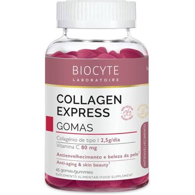Gomas Collagen Express Biocyte - Cuidados com a pele - 45 unidades Gomas Collagen Express Biocyte - Cuidados com a pele - 45 unidades